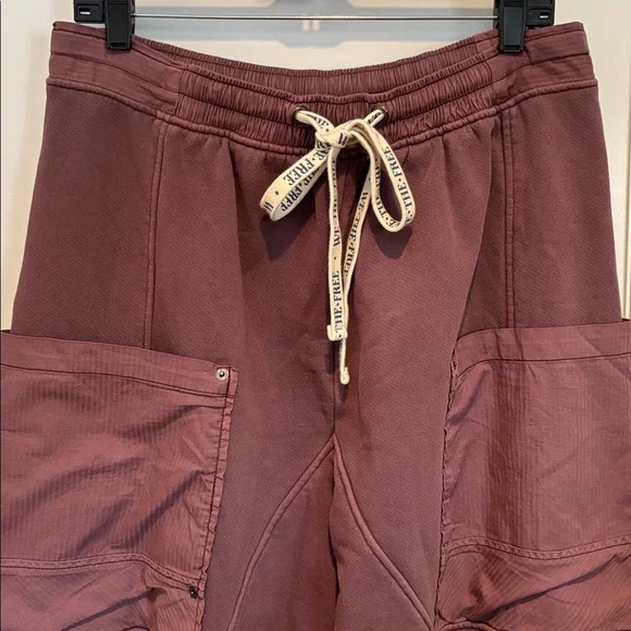 NWT We the Free Jet Set Knit Pull On Pants in Plum color - Picture 2 of 15